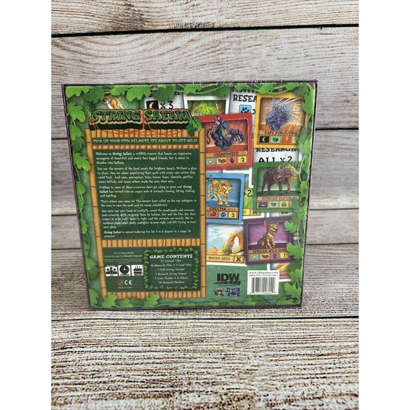 String Safari Lasso The Wild Game Kids Wildlife Animal Science Educational Fun - Picture 2 of 2